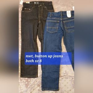 2 pairs, size 8 boys jeans, NWT